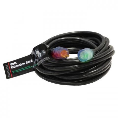 ALEKO WECHW8A30L Heavy Duty ETL Welder Extension Cord with Lighted Receptacles 8AWG 30 Foot Cord