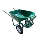 BC Dual Wheel Barrow With Flat Free Tires from Amped Equipment, Black Cat Fasteners + Panther East | Industrial Tools, Equipment, Fasteners, Fall Protection and Safety at www.panthereast.com