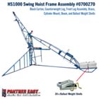 Swing Hoist Frame Assemblies for HS1000 and HS2000 | RGC