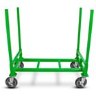NWD-F44 4'X4' CONSTRUCTION CART, FOUR WHEELED LEAN FLAT CARTS NU-WAVE SCAFFOLDING SYSTEMS DRYWALL MATERIAL CART MADE IN AMERICA