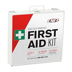 PIP 50 PERSON FIRST AID KIT, ANSI CLASS A FIRST-AID KITS, HEAVY DUTY WORKPLACE FIRST AID KIT, METAL BOX FIRST AID KITS, PIP 50 PERSON FIRST AID KIT 299-15050A