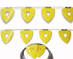 ENDURALINE Heavy-Duty Permanent Warning Line System thats non penetrating for Fall Prevention & Fall Protection.