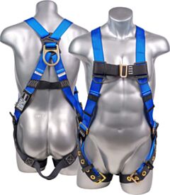 Palmer Safety Full Body Construction Harness with 5 Point Adjustment, Back D-Ring, Grommet Legs, and Fall Indicators H212100031