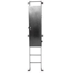 BlueWater Manufacturing LadderGuard Ladder Access Door, Locking Security Door for All Ladders. Universal Lockable Ladder Access Door Guards.
