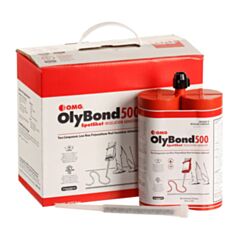 OLYBOND 500 SPOTSHOT INSULATION ADHESIVE, TWO COMPONENT LOW RISE POLYURETHANE INSULATION ADHESIVE CARTRIDGES FOR ROOFING REPAIRS AND QUICK ROOF JOBS. 
